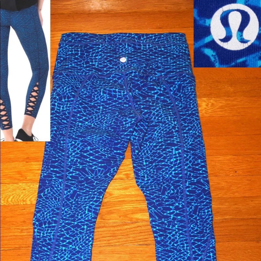Lululemon Pure Practice Pant Samba Snake Blue